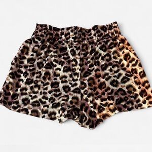Leopard Print Women's Shorts